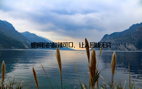 螺蛳粉的酸辣可口, 让人回味无穷