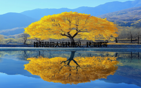 推荐品尝大连烤扇贝、烤海螺等